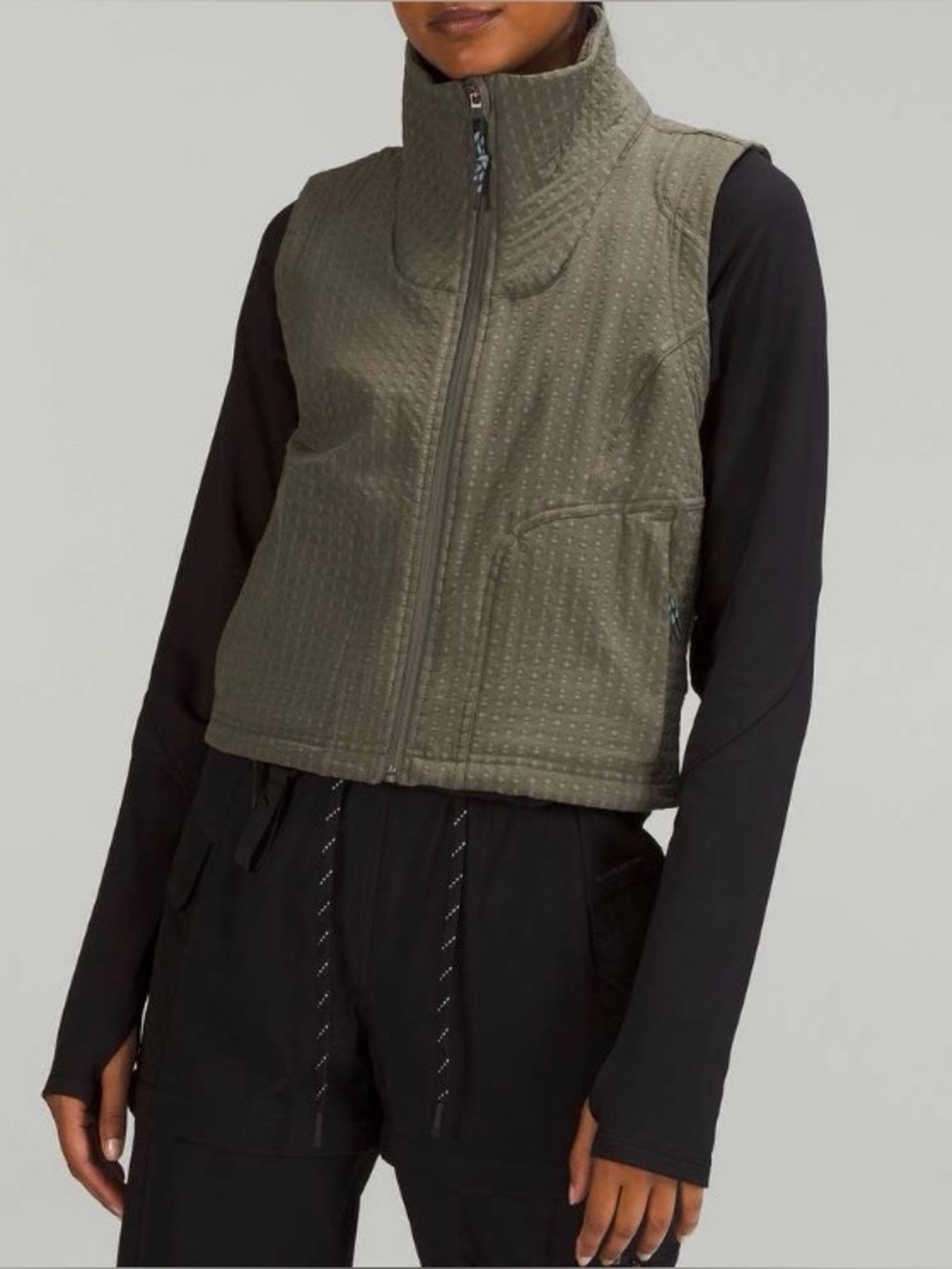 NWOT New Lululemon Water-Repellent Fleece Hiking Vest Carob Brown
